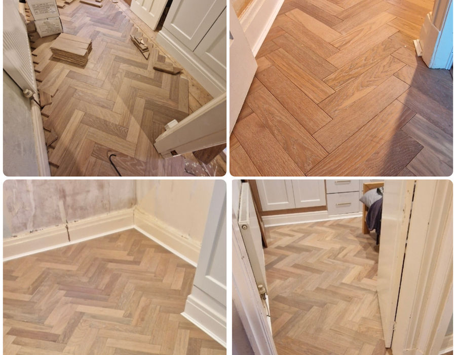 Engineered wood flooring